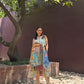 Hibiscus Dress in Casa Parade print