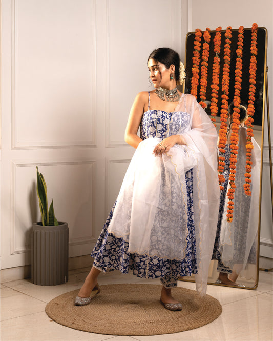 Elaara Kurta - Blue Print
