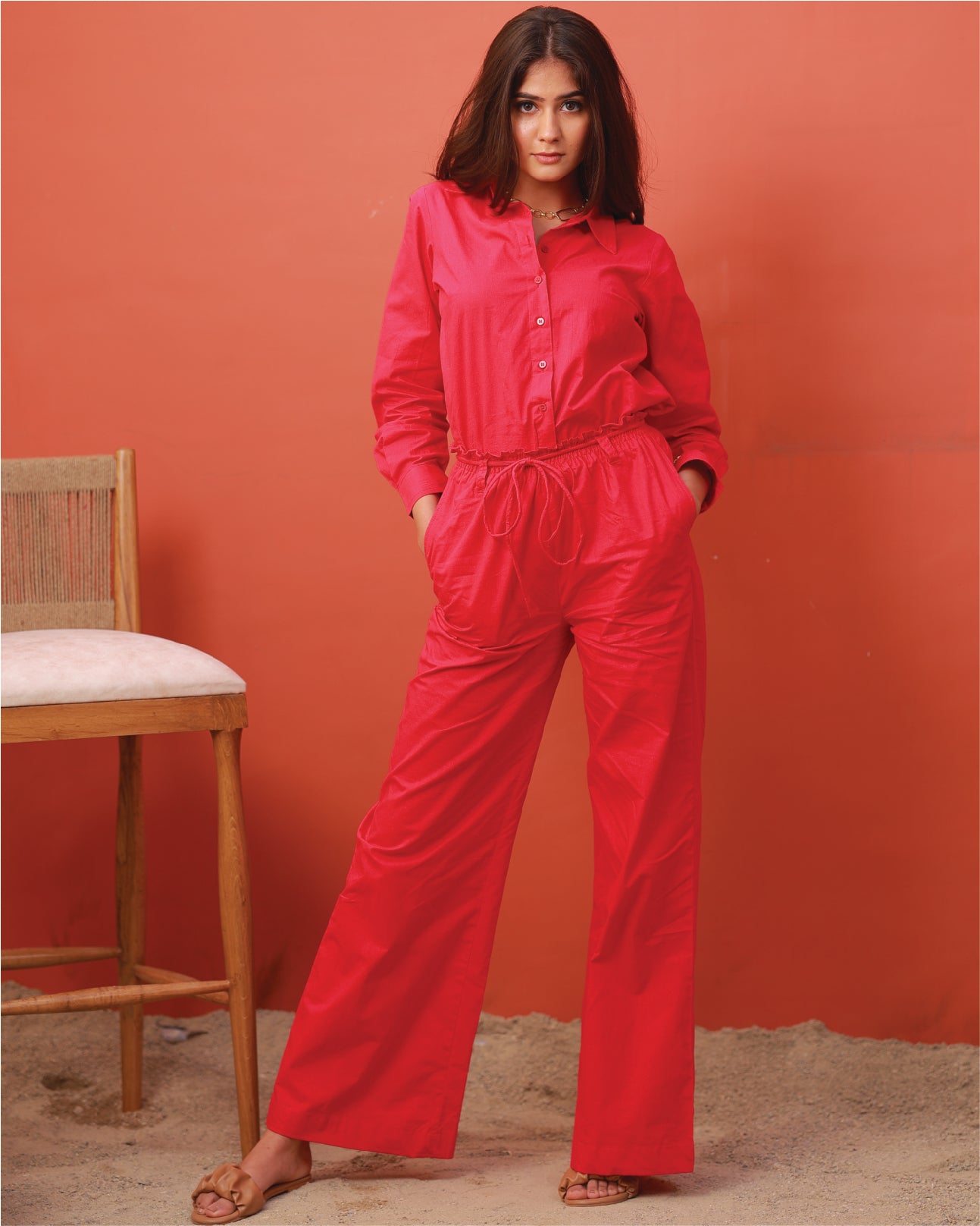 Horizon Pants - Spicy pink